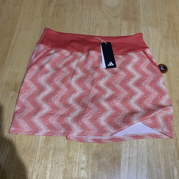 Adidas Skort‎ Women Size XL Ultimate365 Printed Skort Preloved Scarlet - Picture 1 of 8
